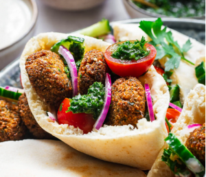 falafel sandwich (4 stück)